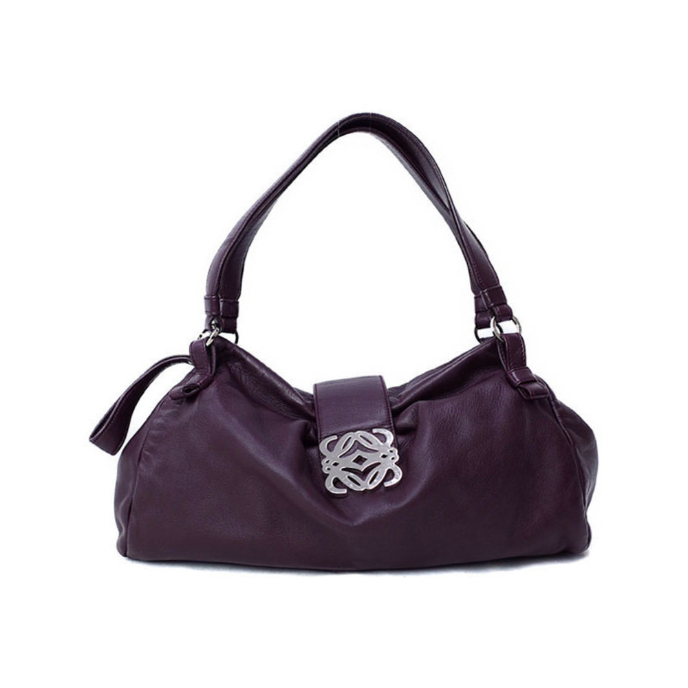 Loewe Anagram Handbag Purple